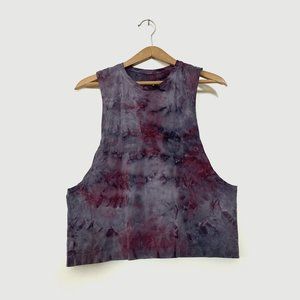 Spiritual Gangster Galaxy Wild Berry Tie Dyed Seamless Tank